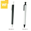 Black and white dots oily ball pen